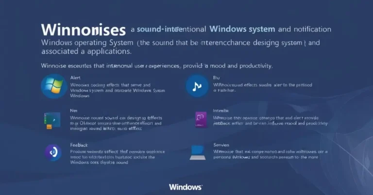 WinNoise: Unveiling the Power of Sound in Modern Technology