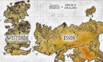 Game of Thrones Map: The Lands of Westeros and Essos